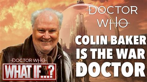 Doctor Who Colin Baker Is The War Doctor News Youtube