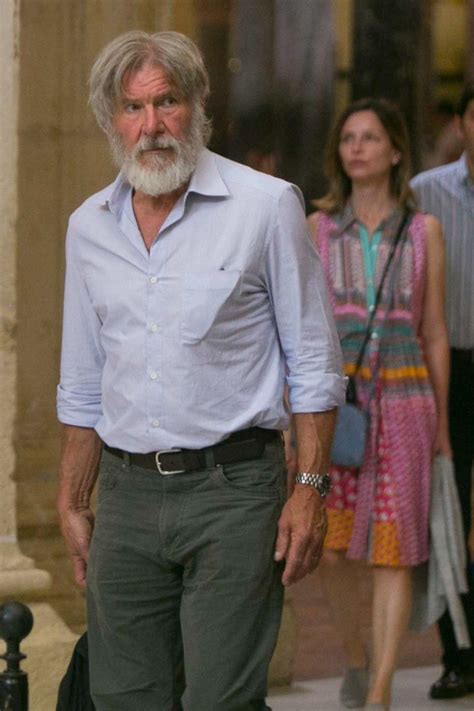 Man beard james spader star track beard styles for men han solo harrison ford indiana jones barcelona. Harrison Ford Rocks a Burly Beard and Sneakers During Rare ...