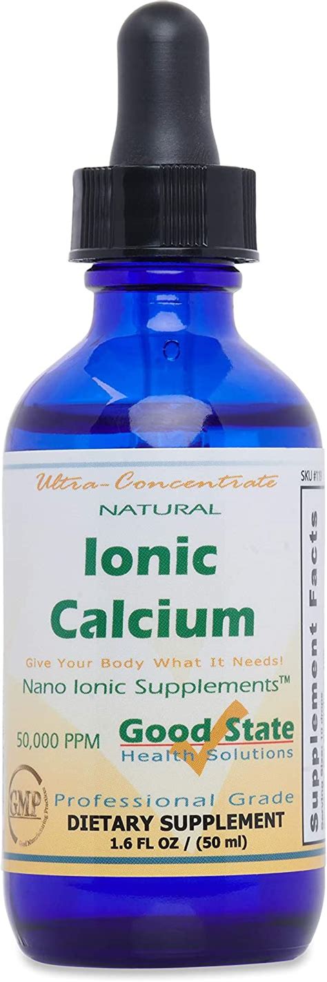 Buy Good State Natural Ionic Calcium Liquid Concentrate Nano