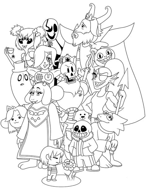 Dibujos Faciles Para Colorear Undertale Sexiz Pix