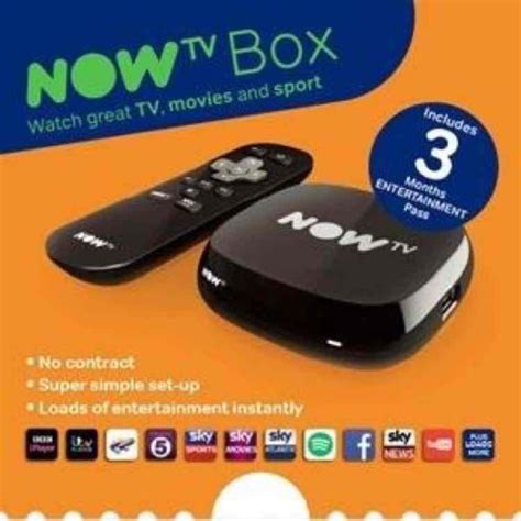 Besides our website, we have apps for iphone, android and ipad. NOW TV Box with 3 month entertainment pass £15 Sainsburys ...