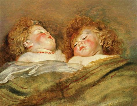 Two Sleeping Children Painting By Peter Paul Rubens Fine Art America