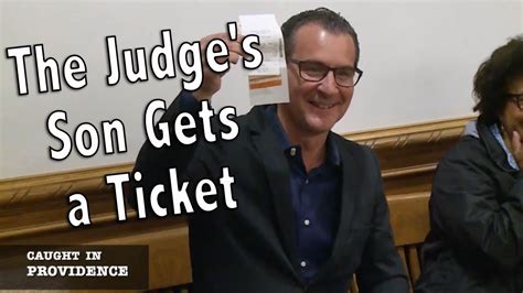 The Judge S Son Gets A Ticket Youtube