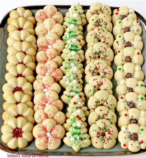 Christmas Spritz Cookies Valyas Taste Of Home