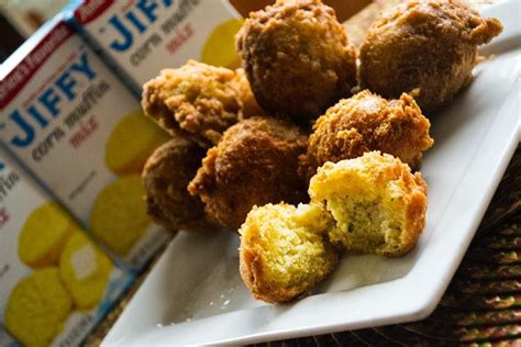 Originally from an august 1983 issue of bon apetit from the cook's exchange readers' best recipes Kitchen's Joi: Jiffy's Hush Puppy Recipe, You're going to love these.