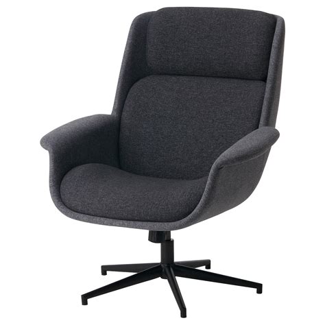 Dove cuddler swivel armchair grey linen. ÄLEBY Swivel armchair - Gunnared medium grey, dark grey - IKEA