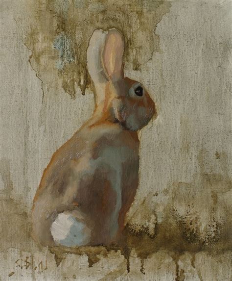 Rabbit Oil Painting At Explore Collection Of