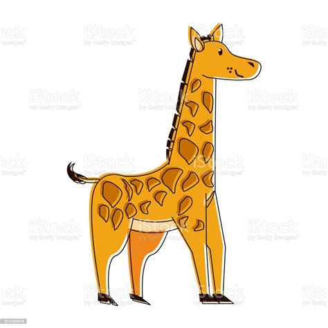 Cute Giraffe Cartoon Stock Illustration Download Image Now Istock