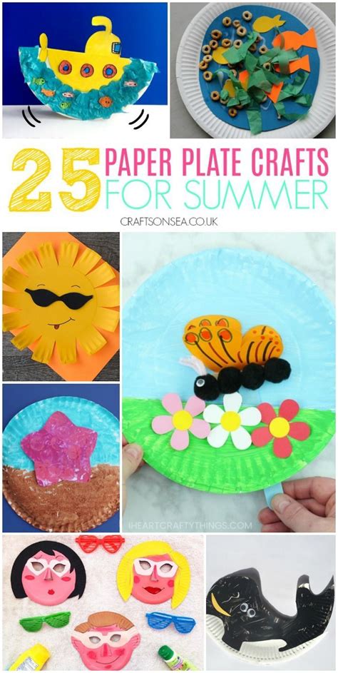 25 Fun Summer Paper Plate Crafts For Kids To Make Summer Crafts For Kids Paper Plate Crafts