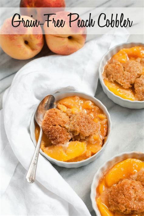 Bake at 180c for 40 min or until the. Peach Cobbler (Grain-Free, Egg-Free, Nut-Free, Gluten-Free ...