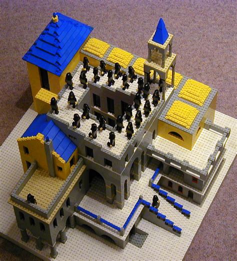 Mc Eschers Impossible Worlds Recreated In Lego Bit Rebels