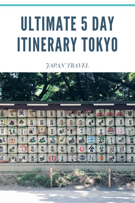 5 Day Itinerary Tokyo Japan In 2021 Tokyo Itinerary Japan Travel