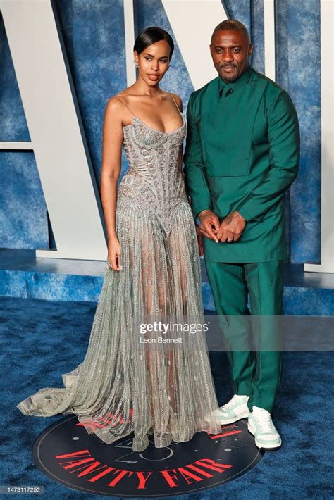Sabrina Dhowre Elba And Idris Elba Attend The 2023 Vanity Fair Oscar