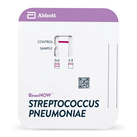 BinaxNOW Streptococcus Pneumoniae Antigen Card Abbott Point Of Care