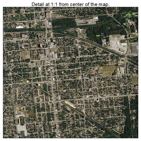 Aerial Photography Map Of Gary In Indiana