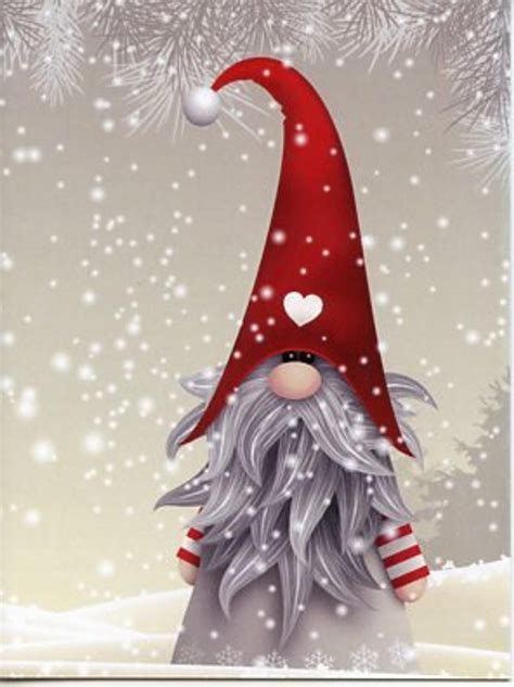 Nordic Scandinavian Gnome Elf Tomte Nisse Christmas Cards Box Of In
