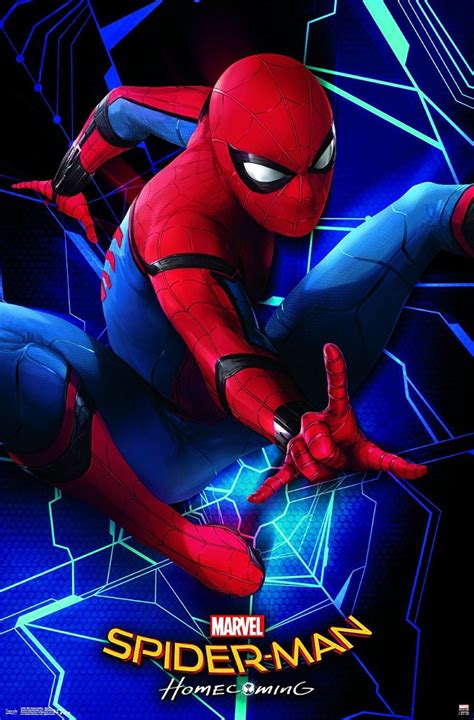 Spiderman Home Coming Poster Marvel Original 90x57 Cm S 4900 En