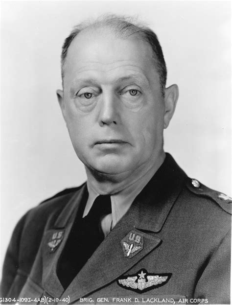 Brigadier General Frank D Lackland Air Force Biography Display