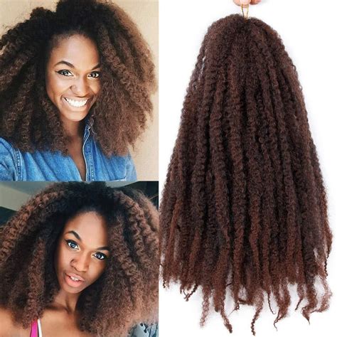 2020 Hot 1 Packs Afro Kinky Marley Braids Hair Extensions Kanekalon Synthetic Twist Crochet