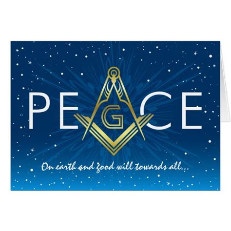 Masonic Christmas Cards Freemasonry Holiday