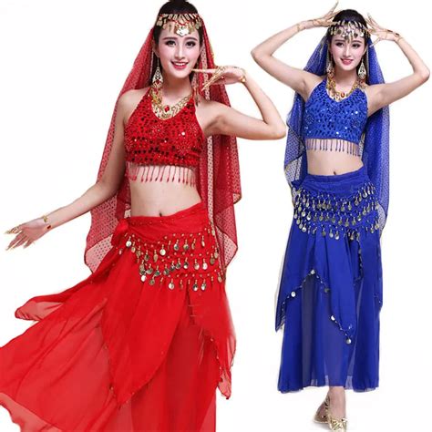 Buy 2016 4pcs Set Belly Dance Costume Bollywood