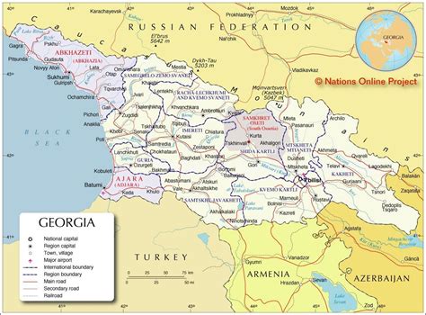 Political Map Of Georgia Fotolip
