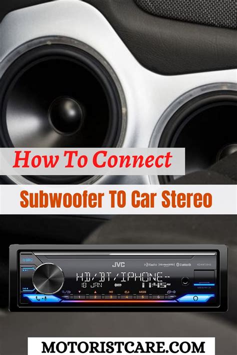 How To Connect A Subwoofer To A Car Stereo Without An Amp Subwoofers