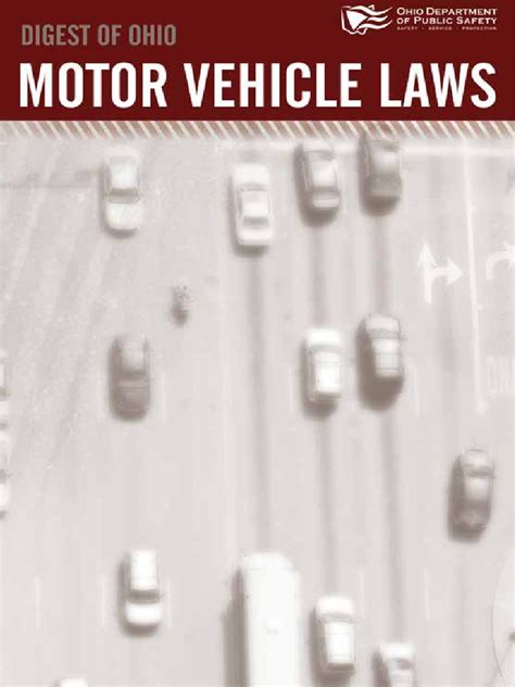 Ohio Motor Vehicle Laws Vehicle Uoi