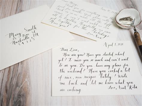 Handwritten Letter Notecard Thank You Letter Personalized Etsy
