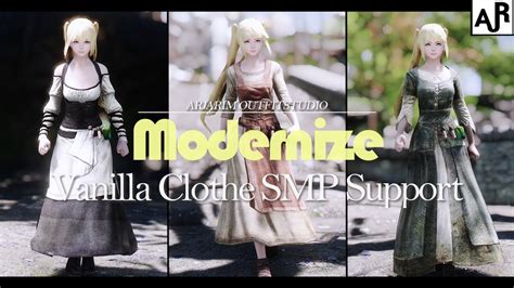 Skyrim Outfit I Modernize I Vanilla Clothe Smp Support Youtube