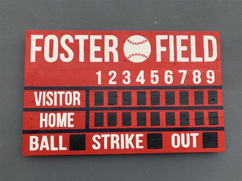 Baseball Scoreboard Baseball Scoreboard Football Decorations Sports