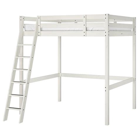 🔥ready Stock🔥 Katil Serbaguna Ikea Stora Loft Bed Frame White 140x200
