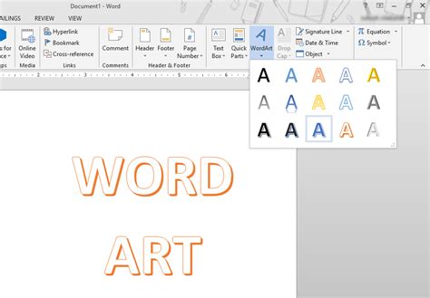 Guide To Microsoft Word Art Gambaran