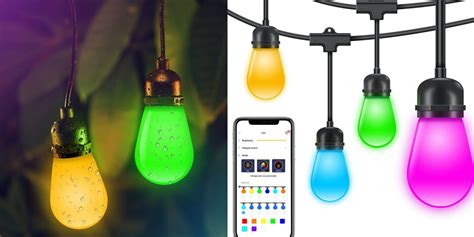 These Rgb Outdoor Lights Are Waterproof App Controlled For 39 Reg 60