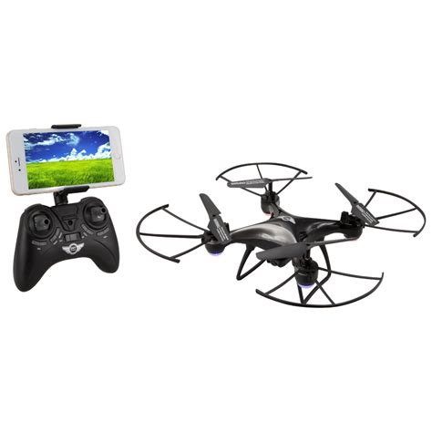 Sky Rider Eagle 3 Pro Quadcopter Drone With Wi Fi Camera Black