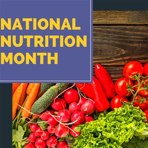 The Big 4 Celebrating National Nutrition Month Brg Health Bonnie R
