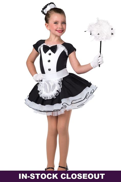 Maid To Order Novelty Dance Costumes Recital Wear Cute Dance Costumes Preteen Girls