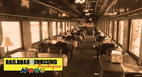 A Train Themed Restaurant In Texas Railroad Crossing Barbecue Is Full Of Nostalgic Atmosphere