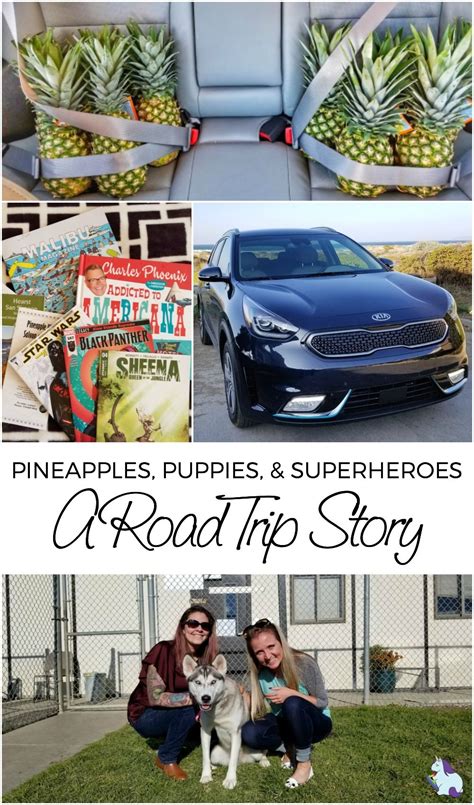 Kia Niro Phev Road Trip Full Of Pineapples Puppies And Superheroes