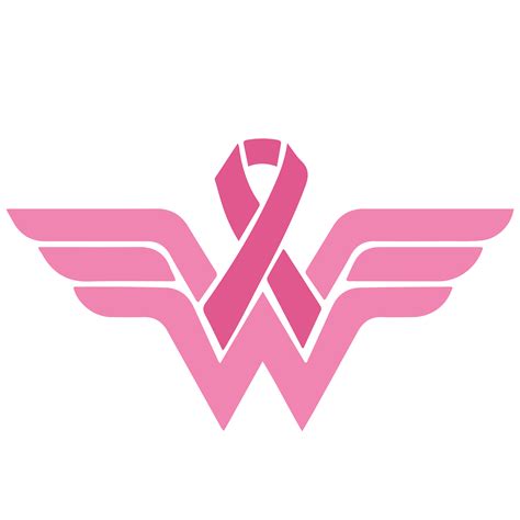 Wonder Woman Pink Svg Breast Cancer Svg Cancer Awareness S Inspire