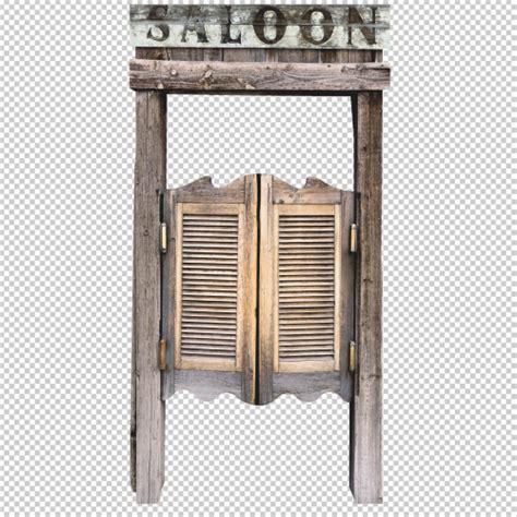 Western Rustic Old Swinging Saloon Doors Cardboard Cutout