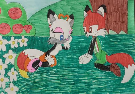 Looney Tunes Field Of Colors Roxy And Foxy By Disneyfangirly On Deviantart