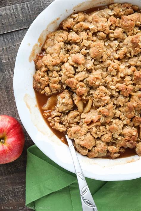 Apple Crisp Recipe Aka Apple Crumble Dessert Now Dinner Later