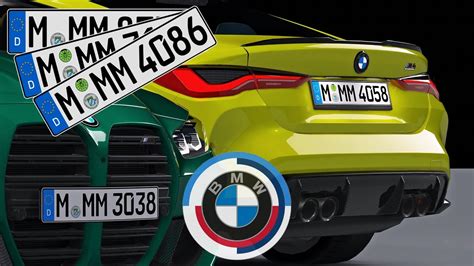 Assetto Corsa German Licence Plates Pack 2 BMW M YouTube