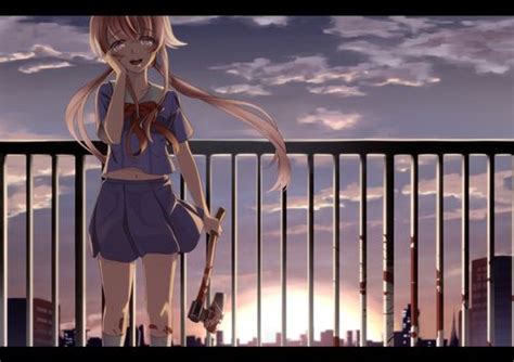 Mirai Nikki Yuno Gasai Manga Animé Anime