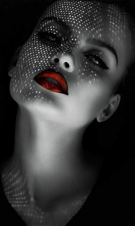 Beautiful Woman Black And White Photography Art