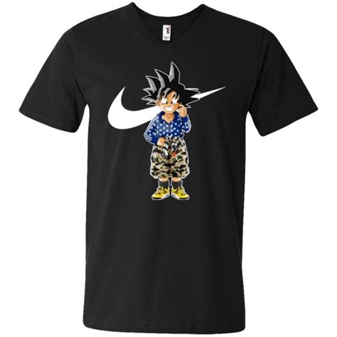 Dragon Ball Hypebeast Nike Air Jordan Goku Fandom V Neck T Shirt