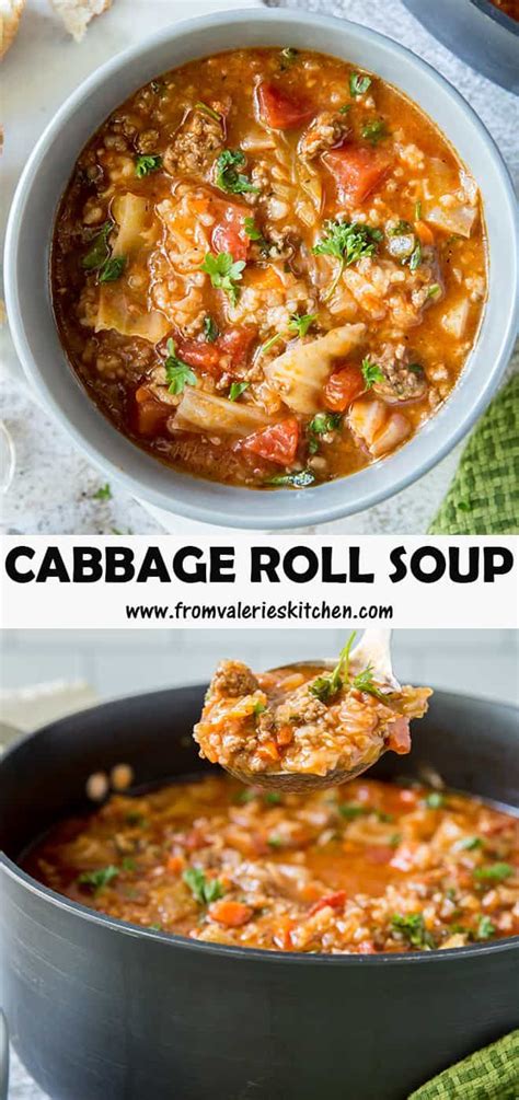 This Cabbage Roll Soup Is A Wholesome And Delicious Choice For Serving On A Cold Winter Night