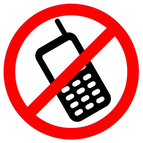 No Cell Phones Allowed Vector Icon Free Svg