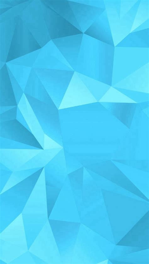Simple Blue Fold Polygon Pattern Iphone Wallpapers Free Download